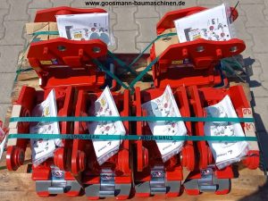 Quick coupler with swivel motor